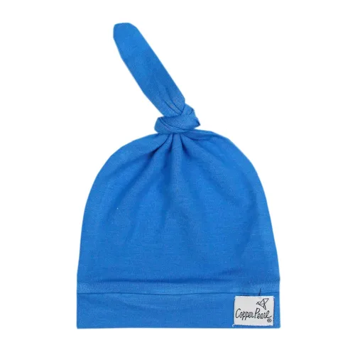 Miniatura 17 de Copper Pearl Gorro de bebé con nudo superior elástico suave Dolce