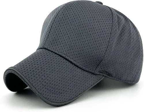 Loneshark Gorra de béisbol transpirable de verano para hombre, de secado rápido, absorbe la humedad, para deportes al aire libre, ajuste seco