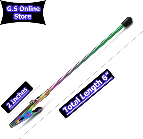 Miniatura 2 de G.S Online Store - Herramienta de pulsera de titanio, ayudante de cierre de pulsera con cierres de reloj y tirador de cremallera de 6 pulgadas