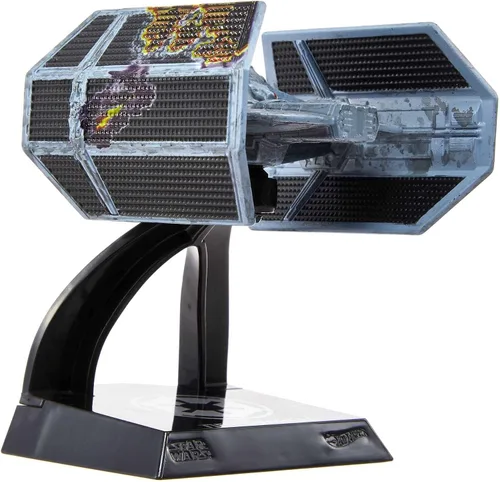 Miniatura 2 de Hot Wheels Star Wars Starships Select Premium Diecast Darth Vader TIE Advanced Battle Damage Variante