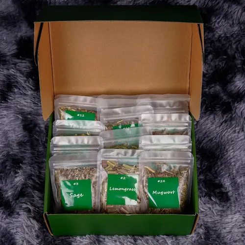 Miniatura 4 de Kit de hierbas de brujería para principiantes de bruja, paquete de 30 hierbas secas diferentes para rituales Wicca, paganos y wiccanos, suministros