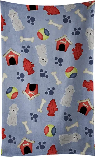 Miniatura 116 de Caroline's Treasures BB2654KTWL Dog House Collection Airedale - Toalla de cocina para invitados, toalla de baño decorativa para cara, té, paño