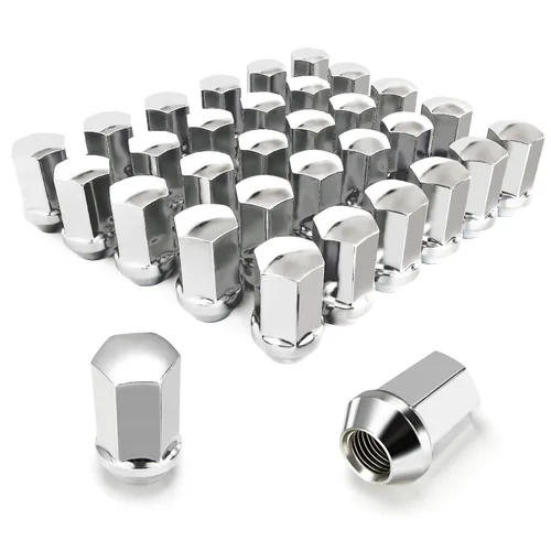 Miniatura 12 de Kadrick 24 tuercas de llanta M14x1.5 de repuesto para Ford Expedition/F-150 2015-2024, tuercas de rueda de asiento de bellota grandes de una pieza