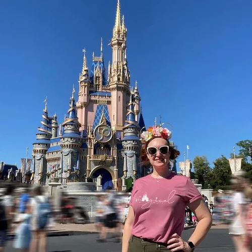 Miniatura 3 de Camiseta mágica para mujer, camiseta de Magic Kingdom, camiseta de vacaciones familiares, camiseta de manga corta con estampado de castillo