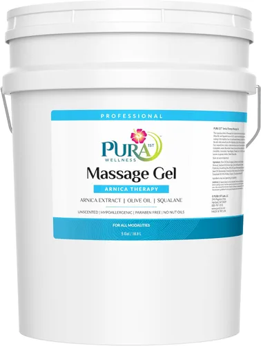 Miniatura 7 de Arnica Therapy Gel de masaje de 1 galón, extracto de árnica, profesional, terapia de masaje, tejido profundo, sin perfume, hipoalergénico