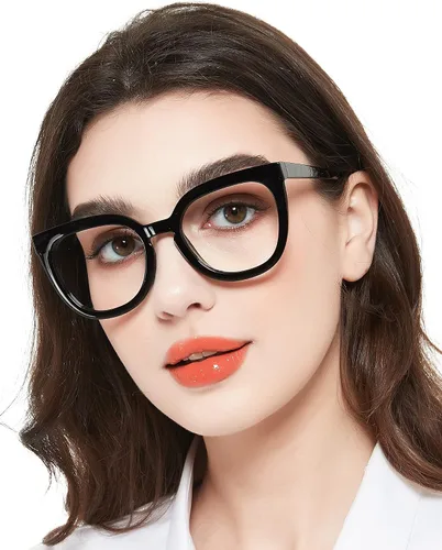 MARE AZZURO Gafas de lectura de gran tamaño para mujer, con estilo, grandes lectores 1.0 1.25 1.5 1.75 2.0 2.25 2.5 2.75 3.0 3.5 4.0 5.0 6.0 Negro