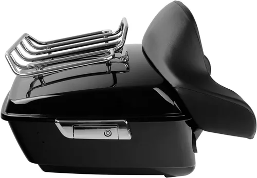 Miniatura 2 de TCMT Caja de maletero para motocicleta King con respaldo envolvente, portaequipajes para Harley Davidson 2014-2025 Touring CVO Road King Road Glide