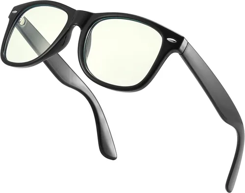 GY Snail - Lentes de bloqueo de luz azul para hombres, anteojos de seguridad para juegos, alivio de fatiga ocular y mejor sueño