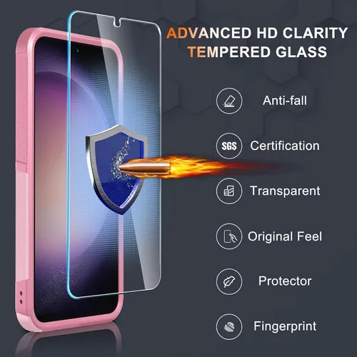Miniatura 6 de Funda para Samsung Galaxy S23 FE [NO para S23], Cuerpo Completo de Servicio Pesado Resistente a Prueba de Golpes Funda Protectora de Teléfono