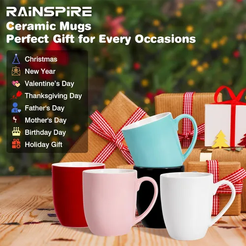Miniatura 8 de Urbanstrive Taza de café grande de 16 oz con asa, taza de té taza de café novedosa idea de regalo para hombres y mujeres, trabajo de oficina