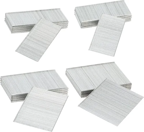 SHALL Clavos de acabado de calibre 16, 2000 unidades (1-1/4, 1-1/2, 2, 2-1/2 pulgadas) Clavos de acabado galvanizados de calibre 16 surtidos, clavos