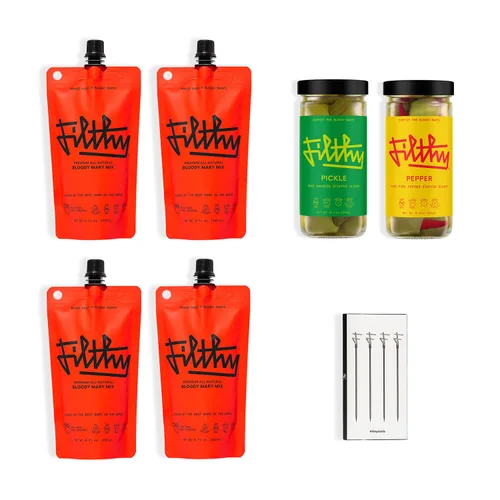 Miniatura 8 de Kit de Cóctel de Whisky de Cereza Negra Filthy, Kit de Cóctel Premium para Cócteles al Estilo Antiguo y Cócteles Manhattan en Casa, Incluye Sirope