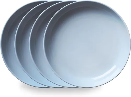 Miniatura 7 de Corelle - Plato hondo de cerámica, azul marino, esmalte sólido, paquete de 4