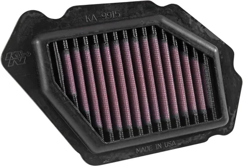 K&N Filtro de aire del motor: Alto rendimiento, Premium, Filtro de aire Powersport: Se adapta a 2015-2019 KAWASAKI (ZX1000 Ninja H2, ZX1000 Ninja H2