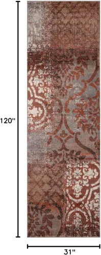 Miniatura 2 de Superior Alfombra de pasillo de interior, cubierta de alfombra de felpa, perfecta para pasillos, entrada, oficina, sala de estar, madera dura