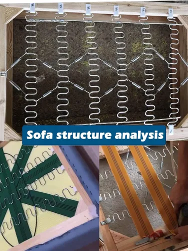 Miniatura 4 de Kaupuar Kit de repuesto de resorte de tapicería de sofá de 18 pulgadas para reparación de sofá, reclinable, piezas de silla, fijación de asiento