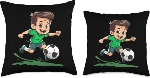 Miniatura 3 de Cojín de fútbol estilo de dibujos animados para niños