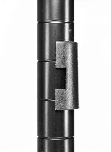 Miniatura 5 de Whitmor Estantería de alambre de 3 estantes de metal para almacenamiento, organizador de hogar de fácil montaje para despensa, cocina, garaje, Negro