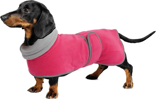 Miniatura 13 de Geyecete - Suéteres para Dachshund - Chaqueta para perro, abrigo para Dachshund, abrigo de invierno perfecto con forro de felpa acolchado y cuello
