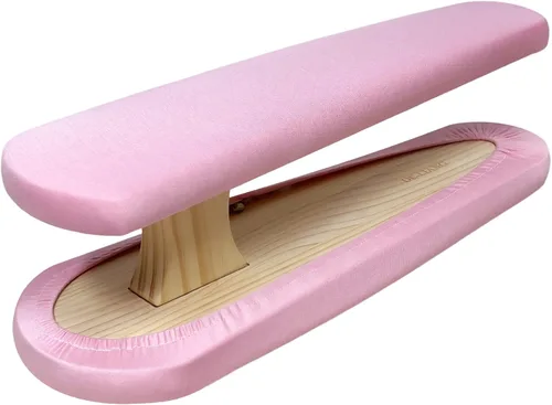 Miniatura 11 de Tabla de planchar acolchada con pecho y manga larga con base de madera para herramientas domésticas, formas de vestido a medida, estudio de costura