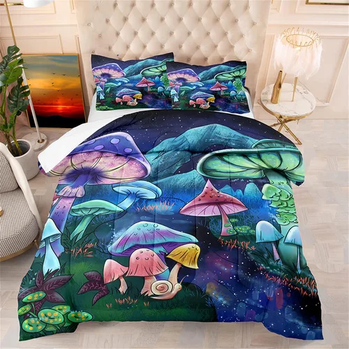 Miniatura 2 de Juego de edredón individual rosa afroamericano para niñas, niños y adultos, bonito juego de ropa de cama individual para decoración de dormitorio