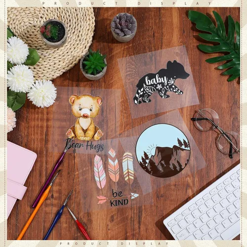 Miniatura 4 de Teling 36 calcomanías para planchar para baby shower, juegos de calcomanías de transferencia para planchar, parches de calcomanías de transferencia