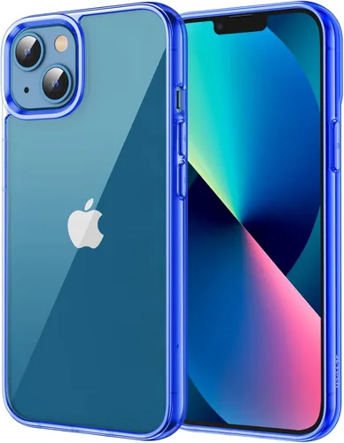 Miniatura 15 de JETech - Funda para iPhone 13 de 15,5 cm, cubierta de goma a prueba de golpes que no se pone amarilla, parte trasera transparente antiarañazos