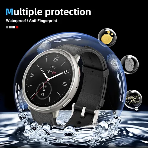 Miniatura 6 de 3 Pack for Amazfit Active 2 Screen Protector, Non-Tempered Glass Flexible Protection, HD Clear Protective Film