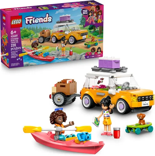 LEGO Friends Friendship Coche de Juguete de Viaje por Carretera - Juego de Construcción para Contar Historias con Juguetes de Juego de Simulación y