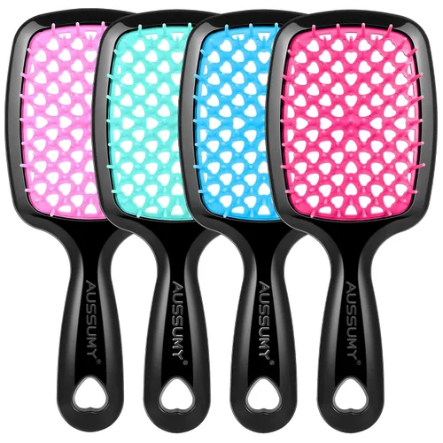 Miniatura 16 de 2 Pack Cepillo para Desenredar con Ventilación - Cepillo Desenredante con Cerdas Suave para Cabello Sin Enredos - Ideal para Cabello Natural
