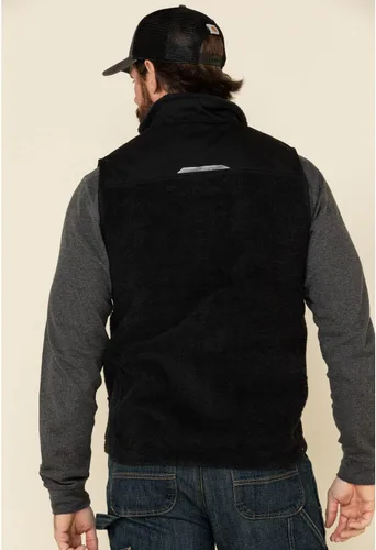 Miniatura 3 de Carhartt Chaleco de vellón Yukon Extremes Wind Fighter para hombre, Verde -Oliva