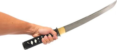Miniatura 7 de HMS Espada Samurai Tanto japonesa, hierro Tsuba, acero al carbono 1045, forjada a mano templada, espiga completa, afilada afilado a mano