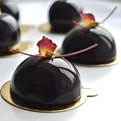 Miniatura 4 de Molde de Silicona para Pastel Esférico, Moldes de Pastel Mousse de Bola 3D para Hornear, Moldes de Postre Francés de Chocolate Fondant para Dulces