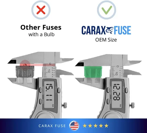 Miniatura 4 de CARAX Fusible incandescente – Fusible Premium Standard Regular Blade ATC/ATO/ATS – Surtido – Fusible automotriz LED brillante cuando se sopla