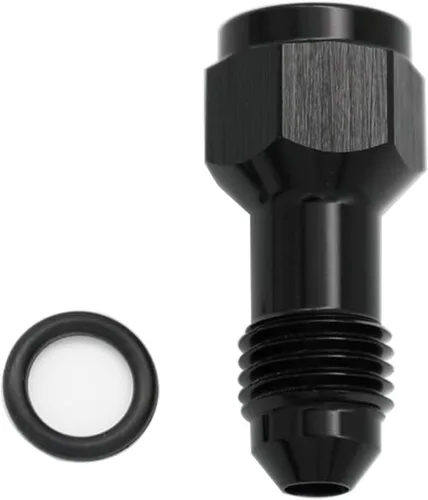 Miniatura 3 de Aluminio 3AN hembra a 3AN macho extensor de montaje, conector adaptador de extensiones AN3 con anillo tórico, negro