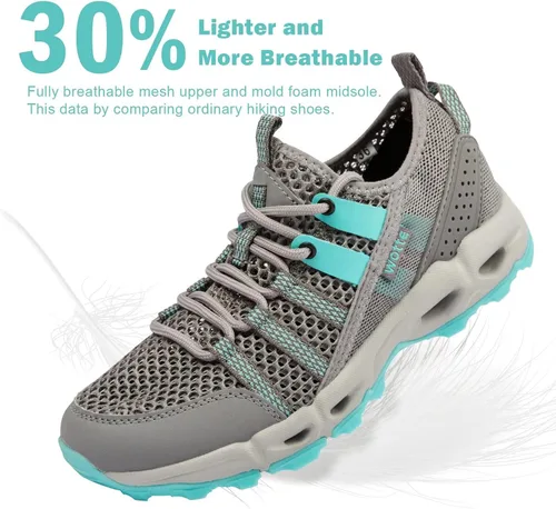 Miniatura 4 de MAINCH Zapatos acuáticos de senderismo para mujer de secado rápido para deportes al aire libre