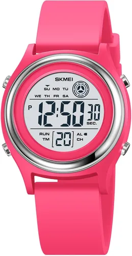 Miniatura 13 de Gosasa Reloj digital de moda para mujer, reloj multifuncional impermeable deportivo LED para mujer