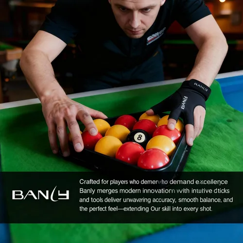 Miniatura 7 de Banly Guantes de billar para billar que se adaptan a la mano izquierda, 3 dedos, guante deportivo de billar pequeño, para jugadores de billar