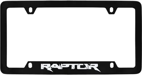 Miniatura 7 de Marco de Placa de Licencia de Metal Negro Ford Raptor