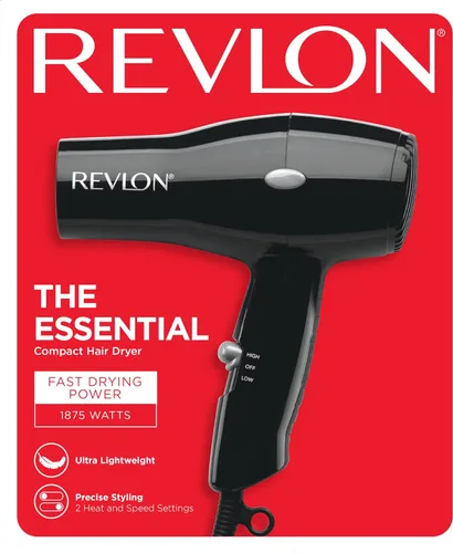 Miniatura 5 de Revlon Secador de pelo compacto Diseño ligero de 1875 W, perfecto para viajes, (negro)