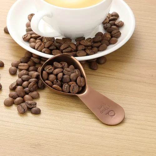 Miniatura 8 de Oro rosa - Patrón de filtro de café #1 + cuchara de café (1 cucharada)