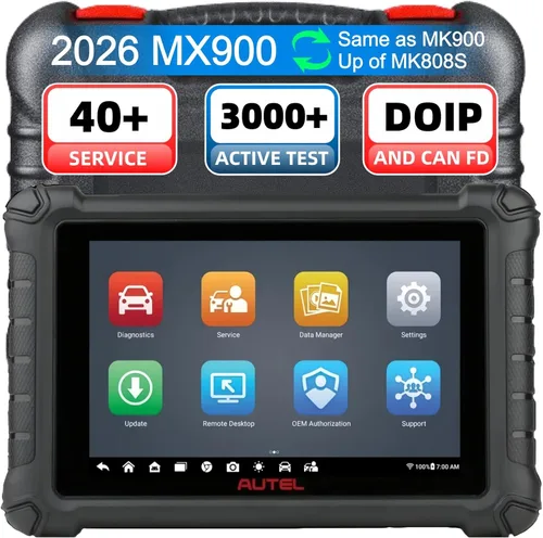 Autel Escáner MaxiCheck MX900, 2026 Herramienta de escaneo bidireccional Igual que MK900 MK900BT, diagnóstico de todo el sistema, actualizado de