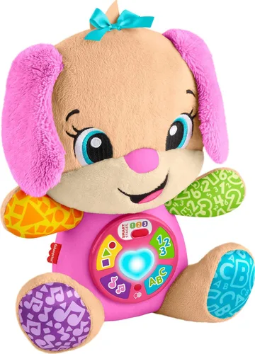 Miniatura 7 de Fisher-Price Juguetes para bebés Laugh & Learn Smart Stages Cachorro musical de peluche con luces y canciones educativas para bebés de 6+ meses