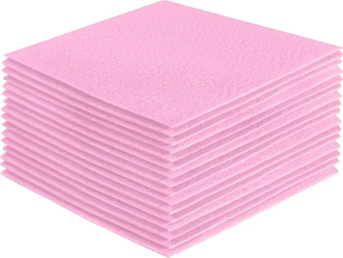 Miniatura 177 de FabricLA Hojas de fieltro acrílico para manualidades, cuadrados de fieltro precortados suaves de 4 x 4 pulgadas (3.9 in x 3.9 in), utiliza hojas