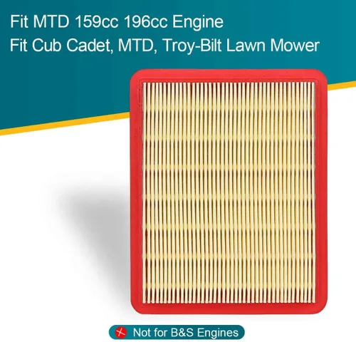 Miniatura 3 de Emmawin Paquete de 2 filtros de aire 951-15245 para cortacésped de motor Cub Cadet MTD de 159 cc y 196 cc, repuesto para filtro de aire 751-15245