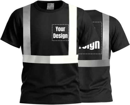 Miniatura 14 de Camisetas reflectantes de seguridad de alta visibilidad personalizan su logotipo