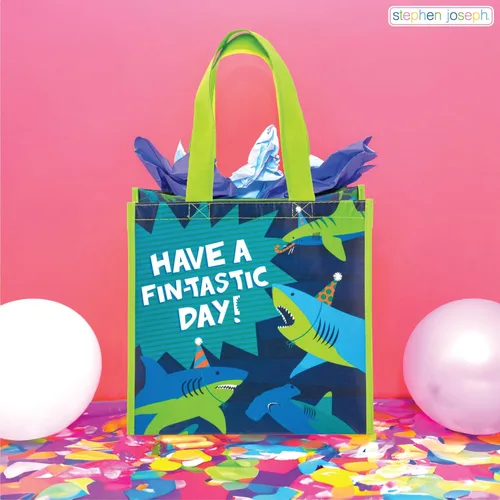 Miniatura 2 de Stephen Joseph Bolsas de regalo recicladas grandes para niños, Sirena, Bolsas de regalo recicladas grandes