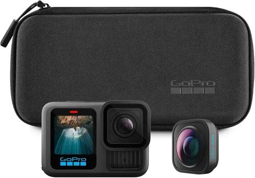 Miniatura 7 de GoPro HERO13 Black Extended Power Bundle - Dual Charger, 3 Enduro Batteries, 1 Curved Adhesive Holder, 64GB MicroSD Card, Mounting Clip + Thumb