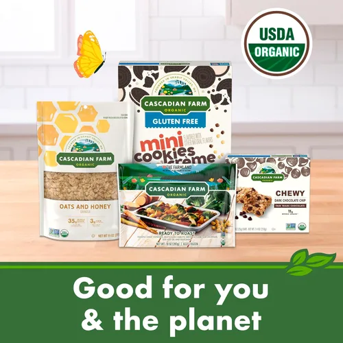 Miniatura 8 de Cascadian Farm, Cereal Mini Cookies N Creme Organic, 10.7 onzas