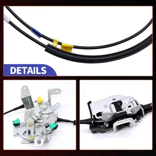 Miniatura 7 de HiSport AC3Z28264A01B - Cerradura de puerta trasera izquierda para lado del conductor, compatible con Ford F-250 Super Duty 1999-2007 F-350 Super